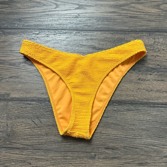 Swim Solutions Yellow Bikini Bottom - Picture 1 of 2